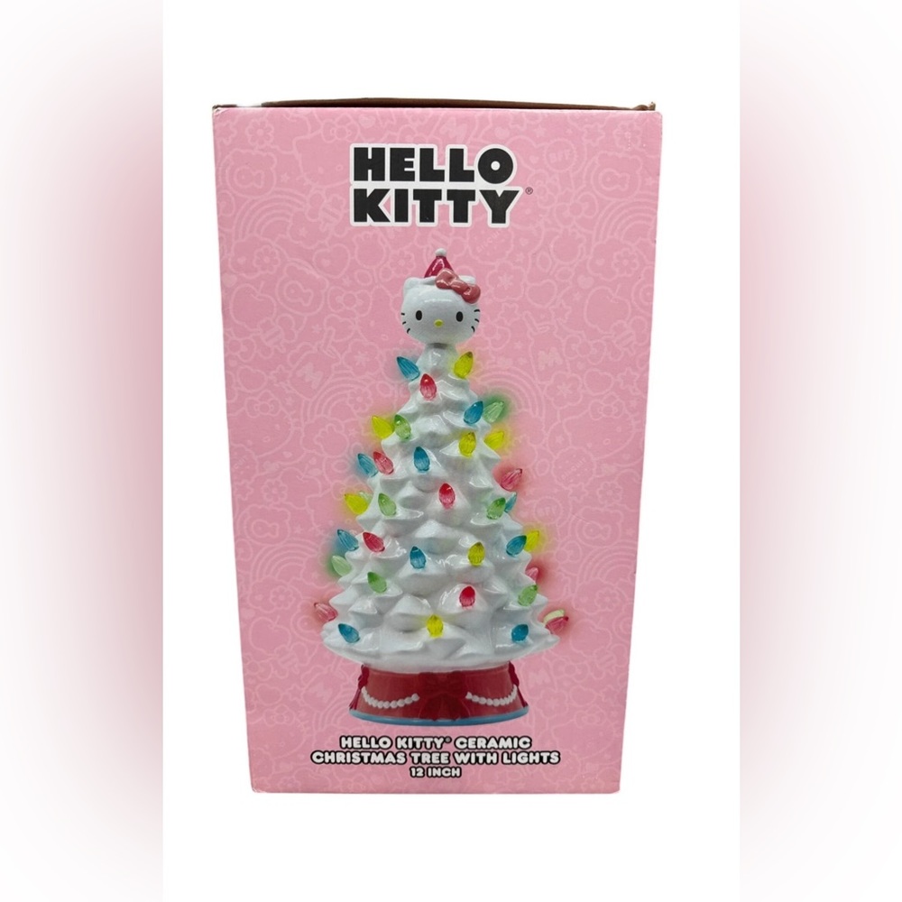 The Hello Kitty Ceramic Christmas Tree with Multi-Color Lights by Ikonic - Picture 6 of 12